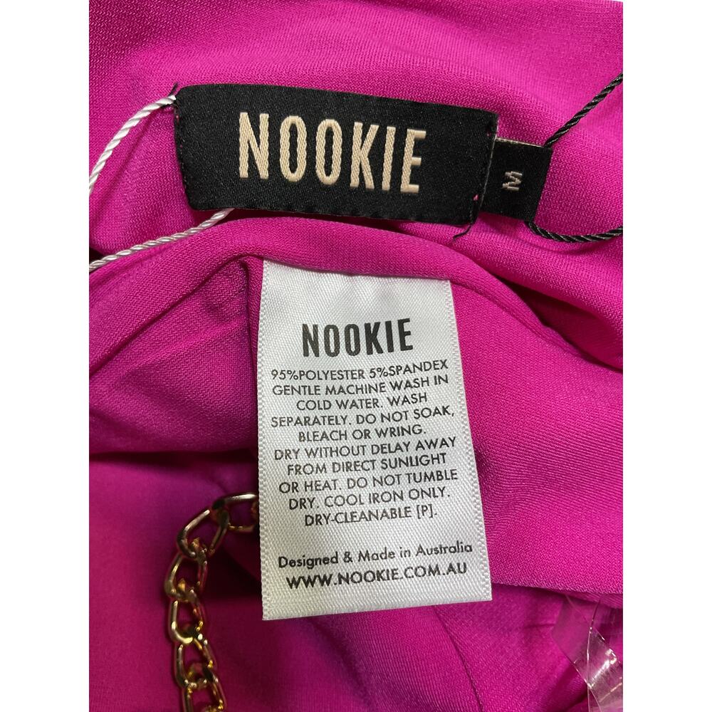 Nookie Chic Magenta Estella Mini Dress Size M NWT - Picture 4 of 4